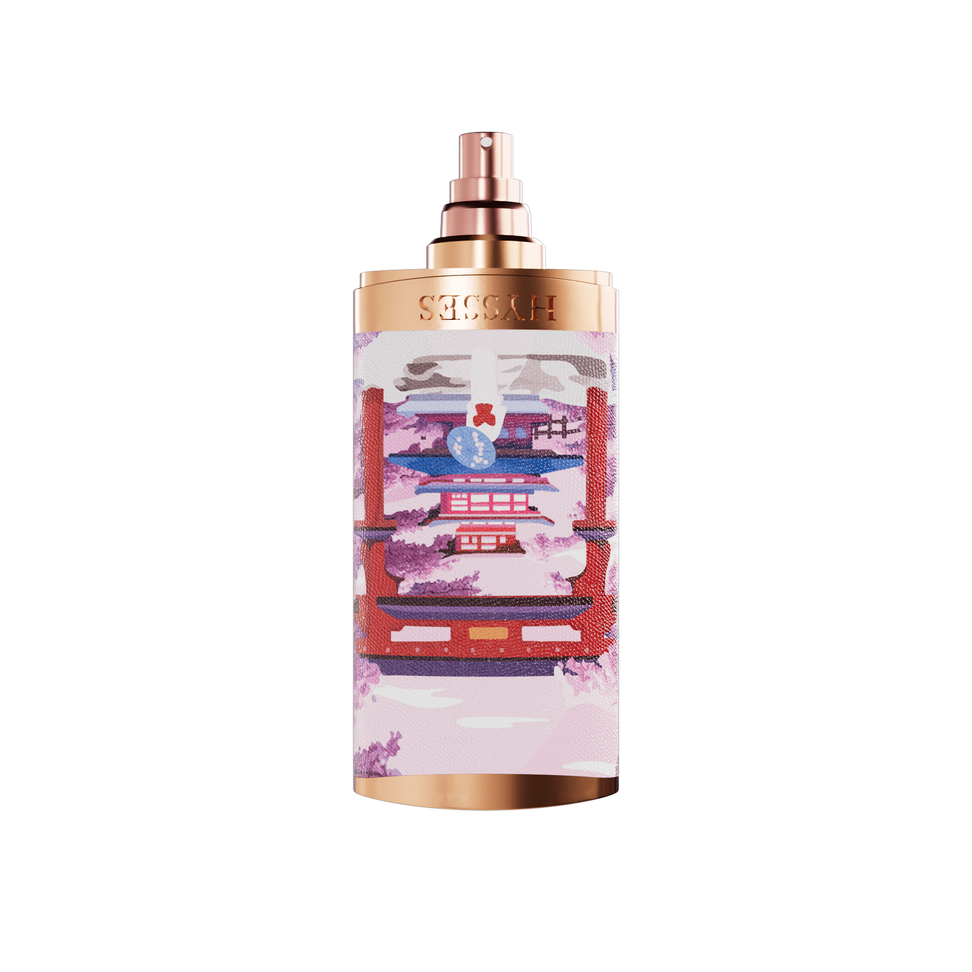 Hysses Singapore Body Aroma Voyage Perfume Set, Kyoto Japan