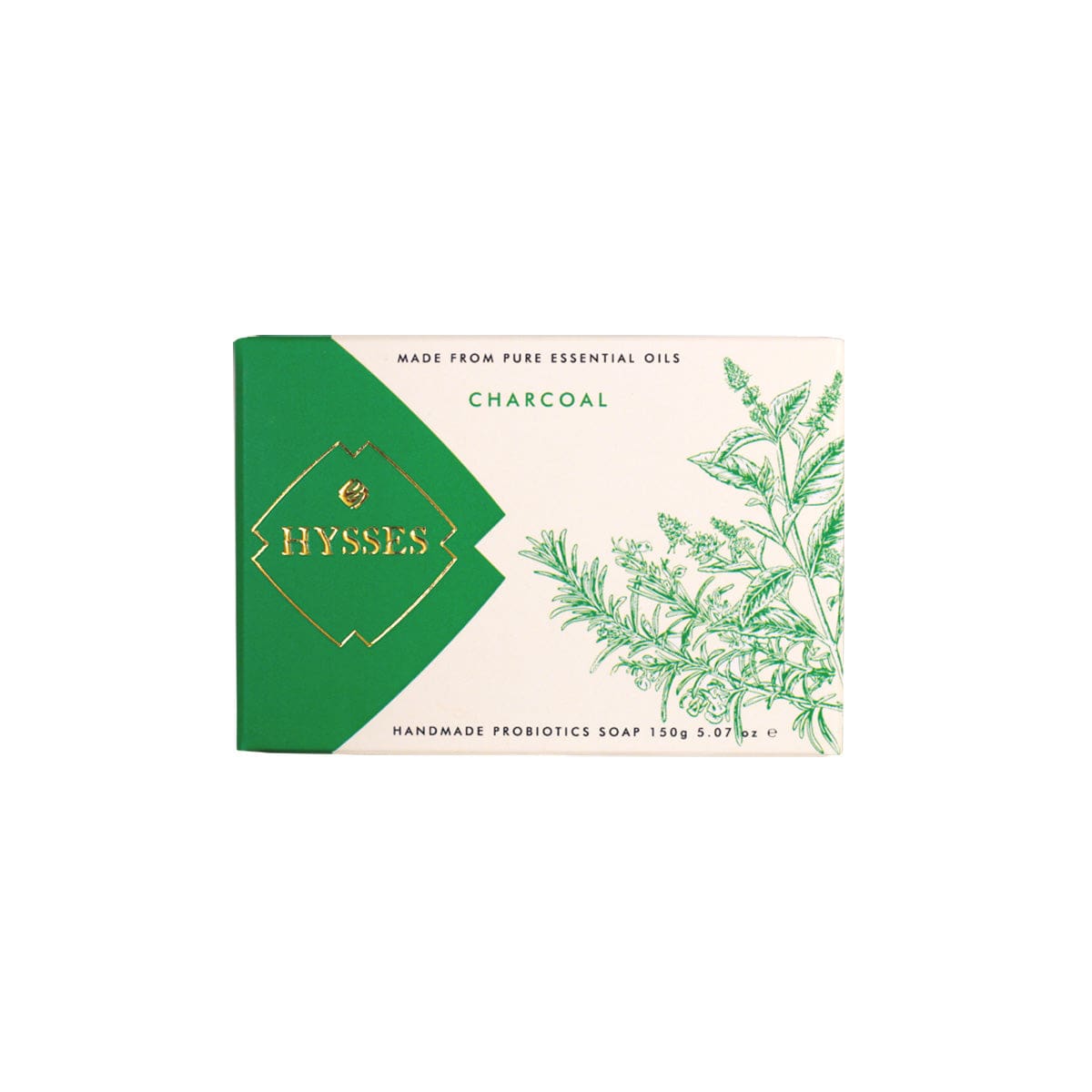 Hysses Singapore Body Probiotics Handmade Soap, Charcoal