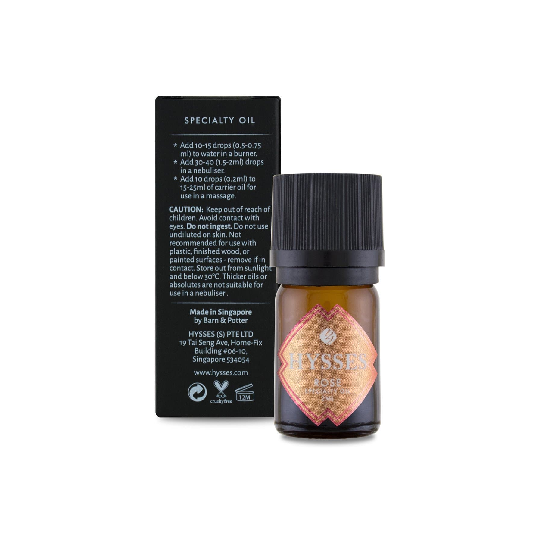 Hysses Singapore Essential Oil Specialty Oil Rose Absolute R