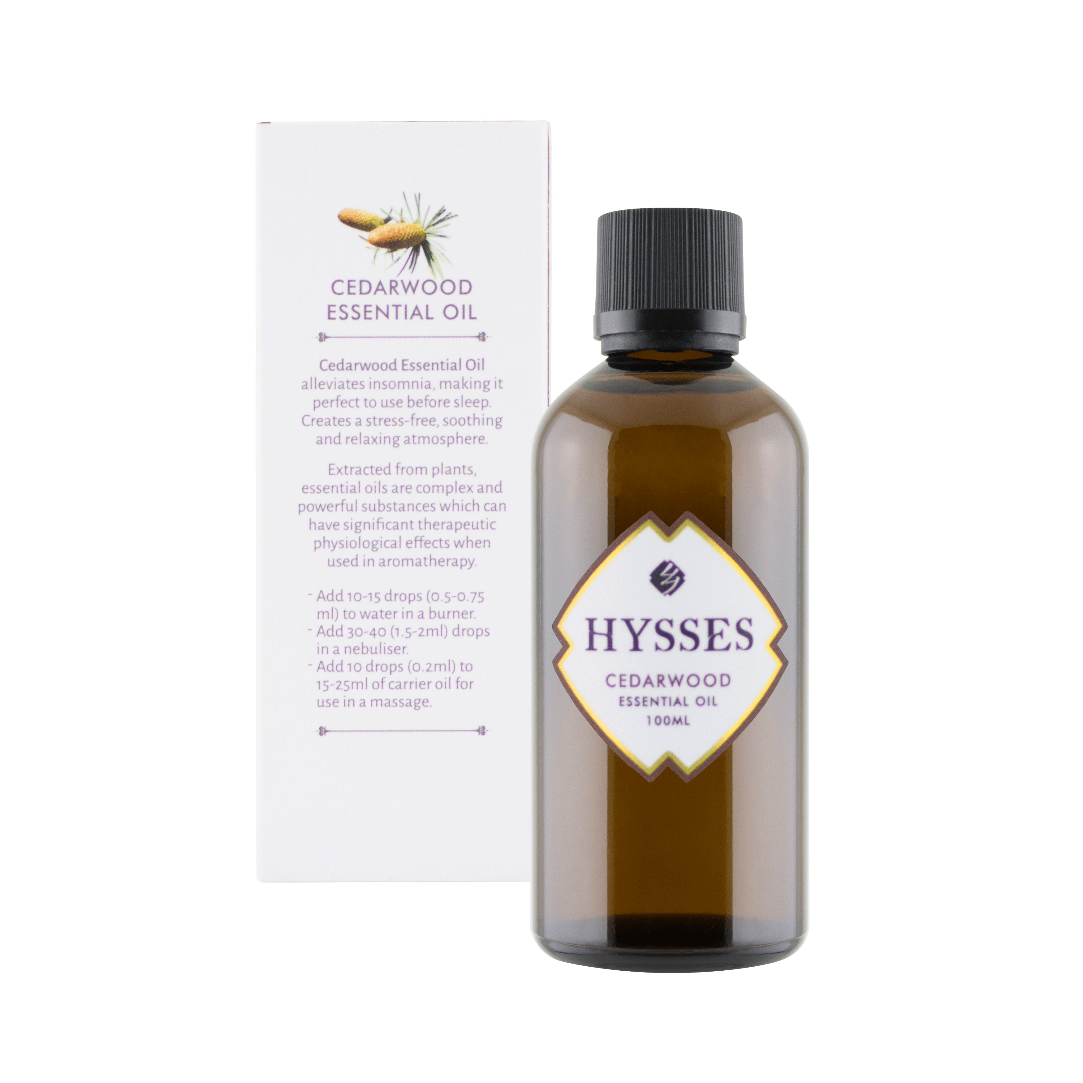Hysses Singapore Essential Oils Cedarwood Essential Oil
