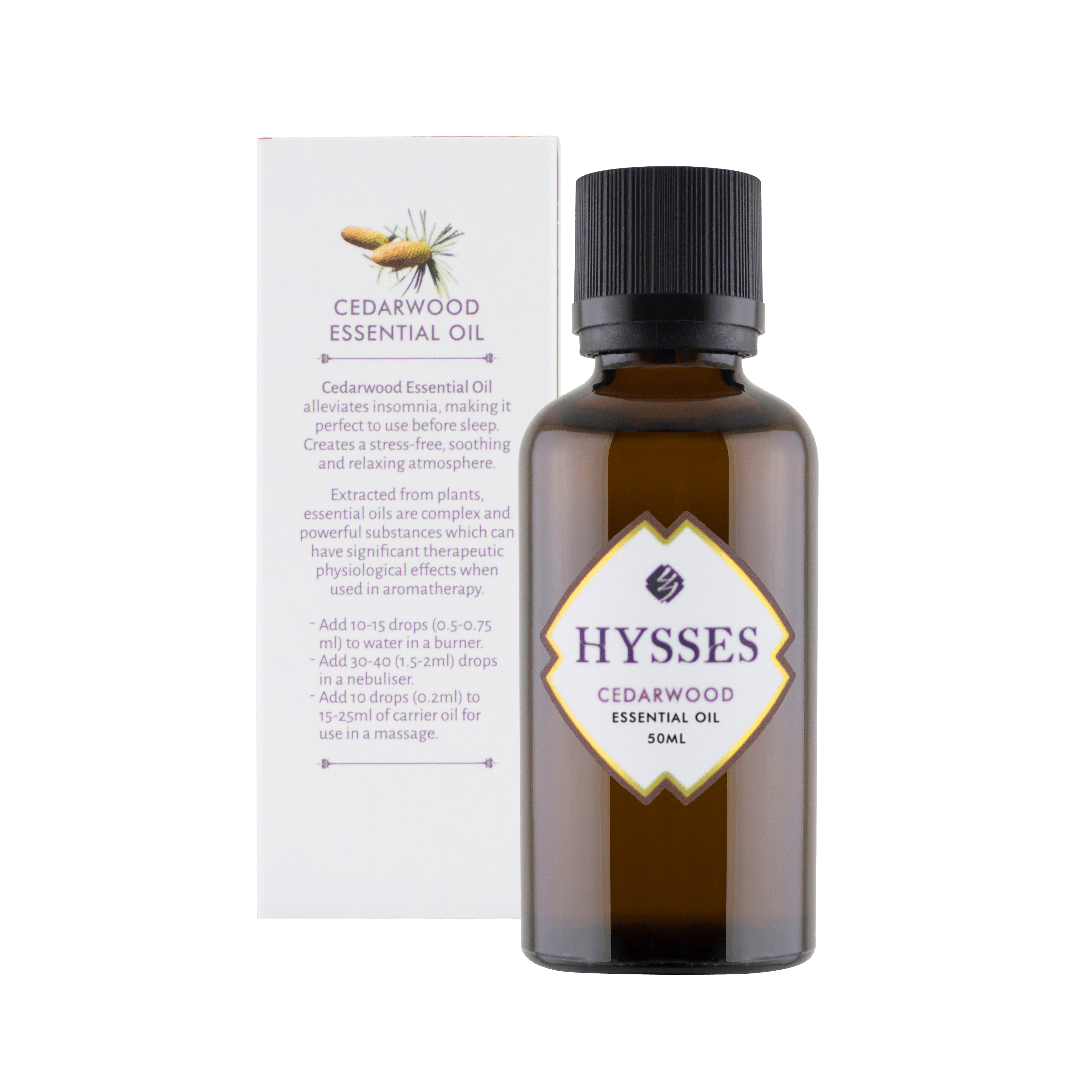 Hysses Singapore Essential Oils Cedarwood Essential Oil