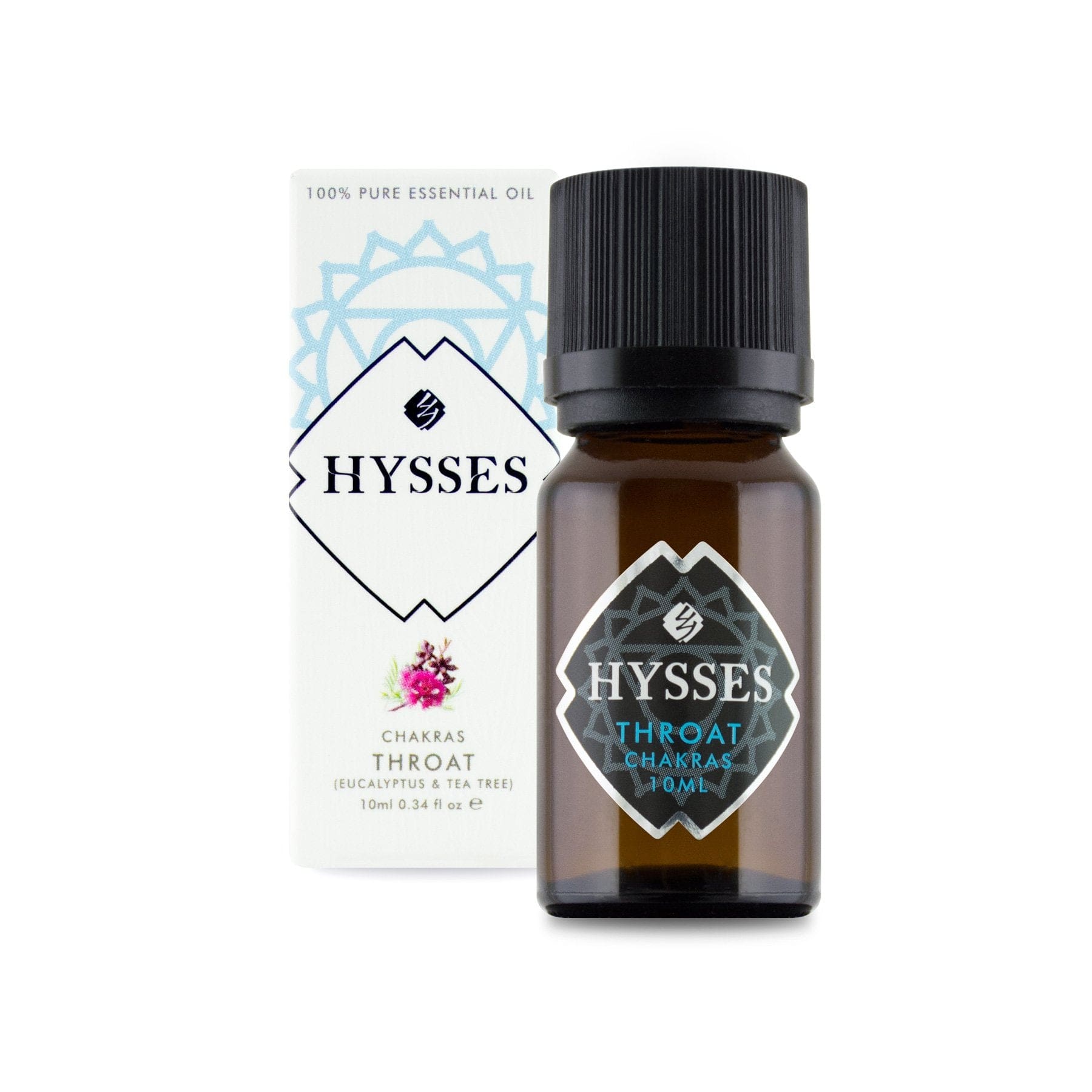 Hysses Singapore Essential Oils 10ml Chakras, Throat
