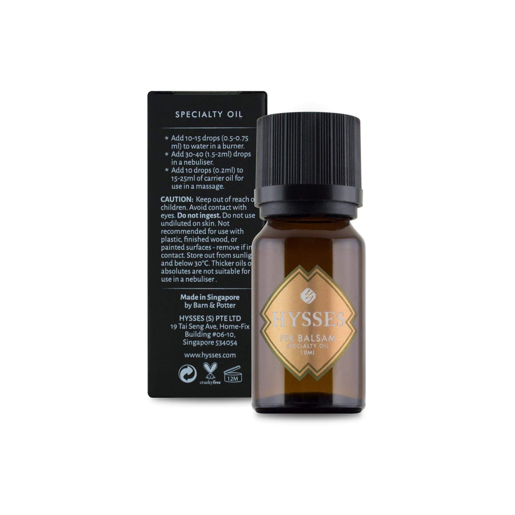 Hysses Singapore Essential Oils Specialty Oil Fir Balsam