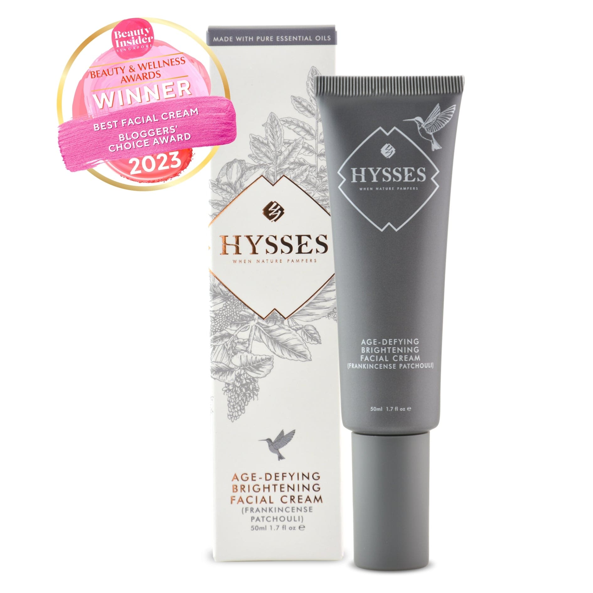 Hysses Singapore Face Care Age Defying Brightening Facial Cream Frankincense Patchouli R