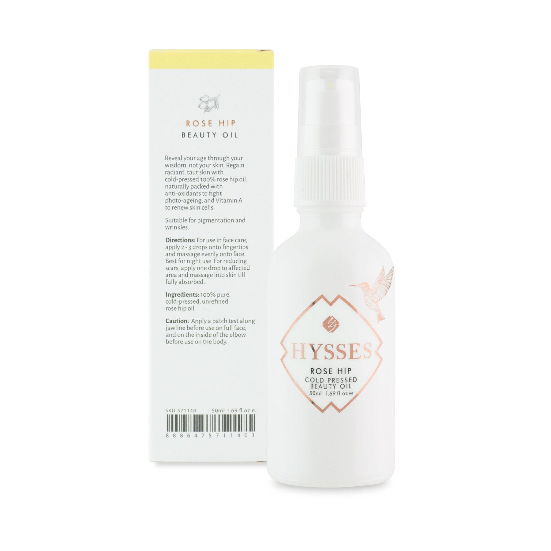 Hysses Singapore Face Care Cold Pressed Beauty Oil Rose Hip R