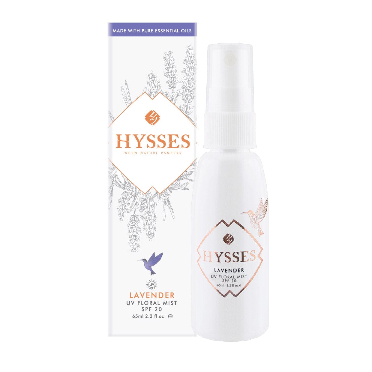 Hysses Singapore Face Care UV Floral Mist Lavender SPF20 R
