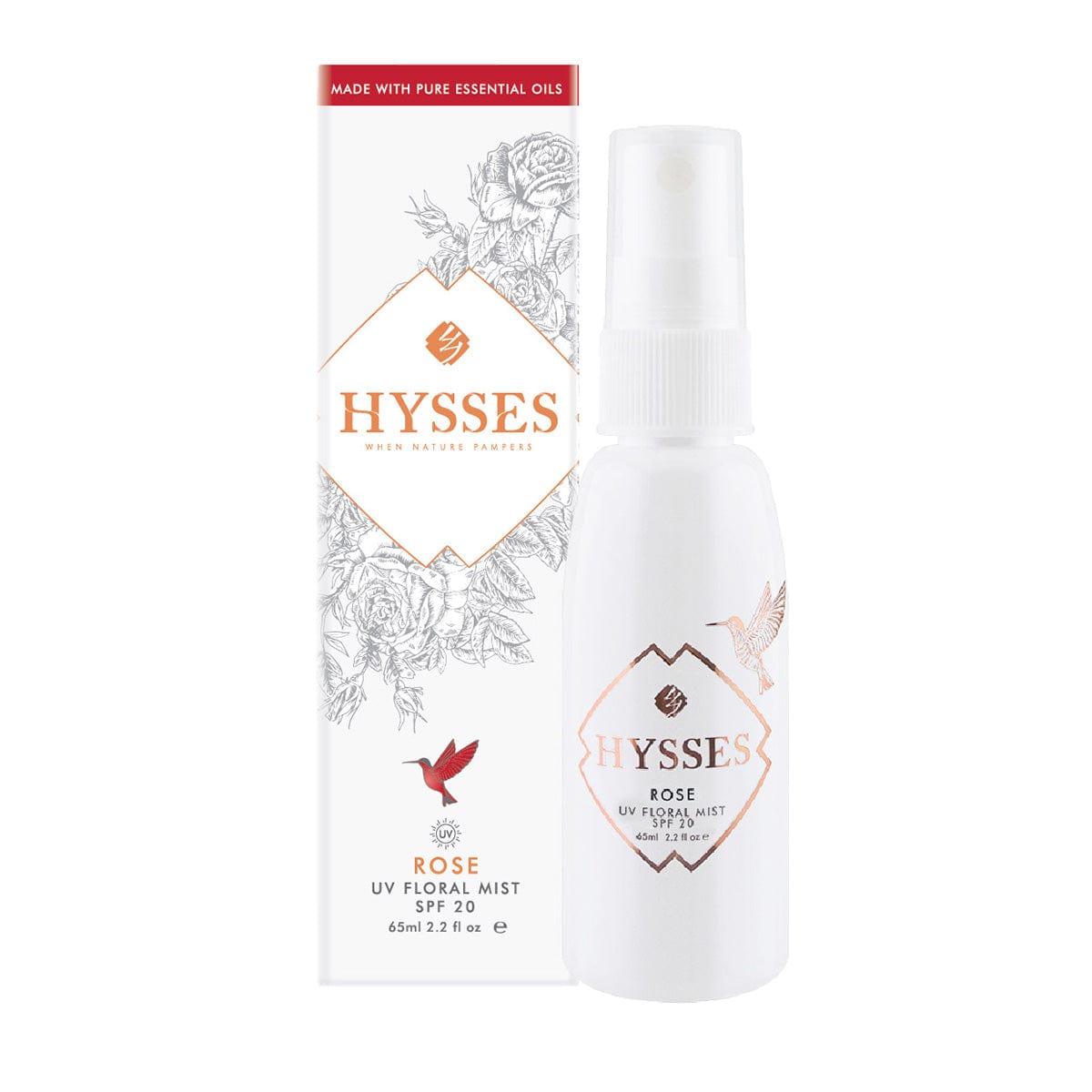 Hysses Singapore Face Care UV Floral Mist Rose SPF20 R