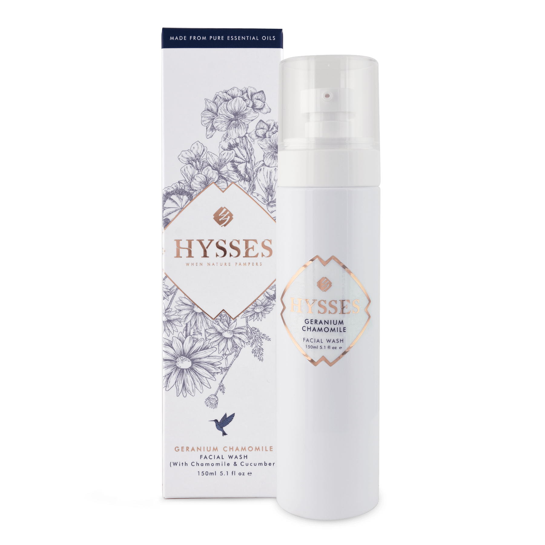 Hysses Singapore Face Facial Wash Geranium Chamomile
