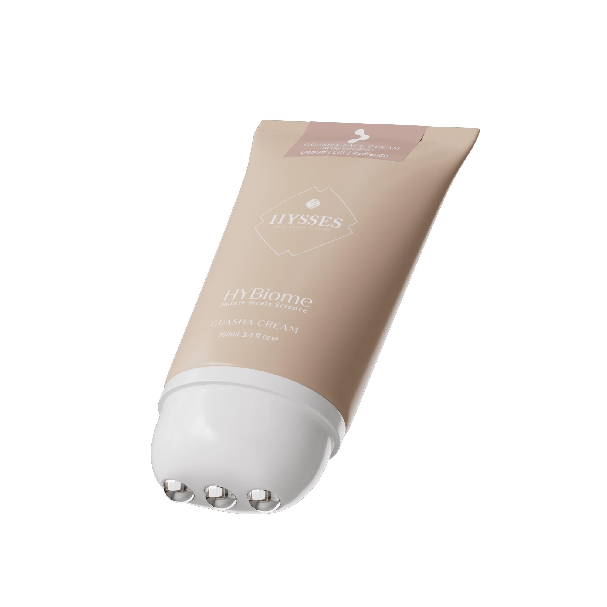 Hysses Singapore Face HYBiome Guasha Face Cream, Rose Ginseng