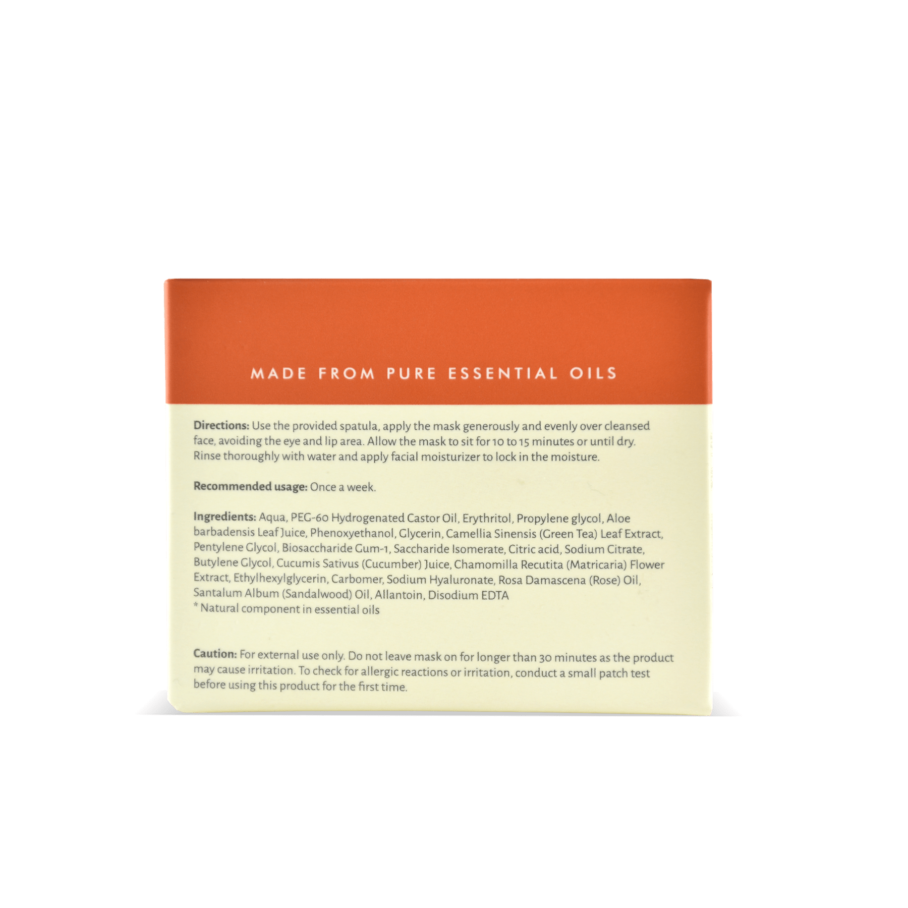 Hysses Singapore Face Soothing Mask Rose Sandalwood