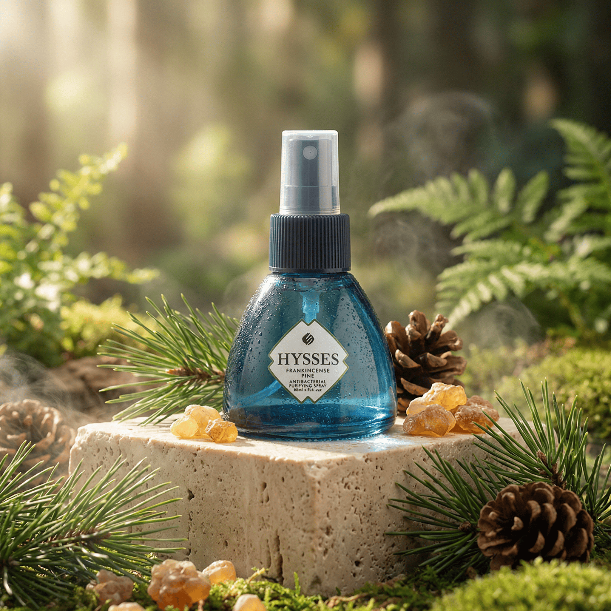 Hysses Singapore Home & Scent Antibacterial Purifying Spray, Frankincense Pine