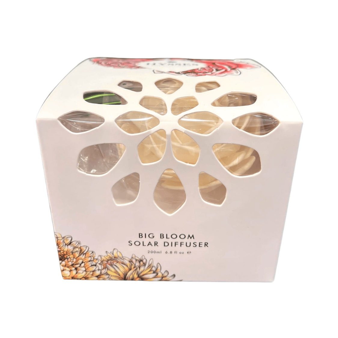 Hysses Singapore Home & Scent Big Bloom Solar Diffuser, Lemon Geranium (Red)