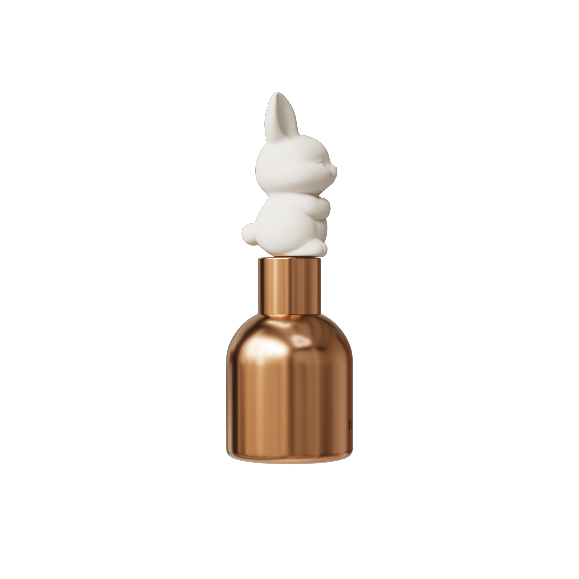 Hysses Singapore Home & Scent Clay Diffuser Set of 2, Rabbit (Magnolia Ambrette & Osmanthus Yuzu)