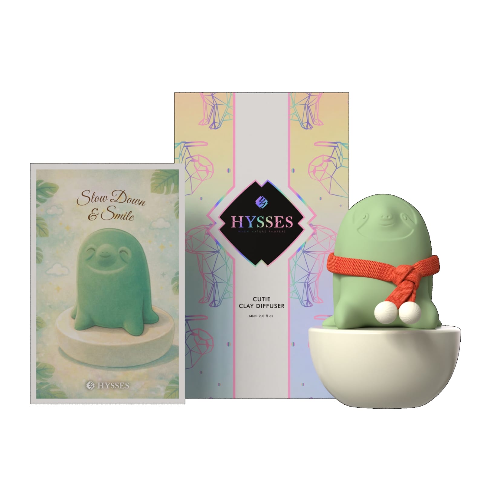 Hysses Singapore Home & Scent Cutie Clay Diffuser Sloth