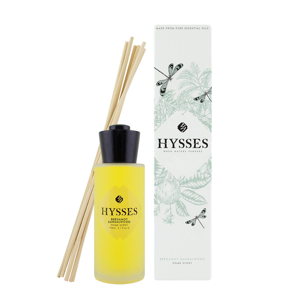 Hysses Singapore Home & Scent 150ml Home Scent Reed Diffuser Bergamot Sandalwood