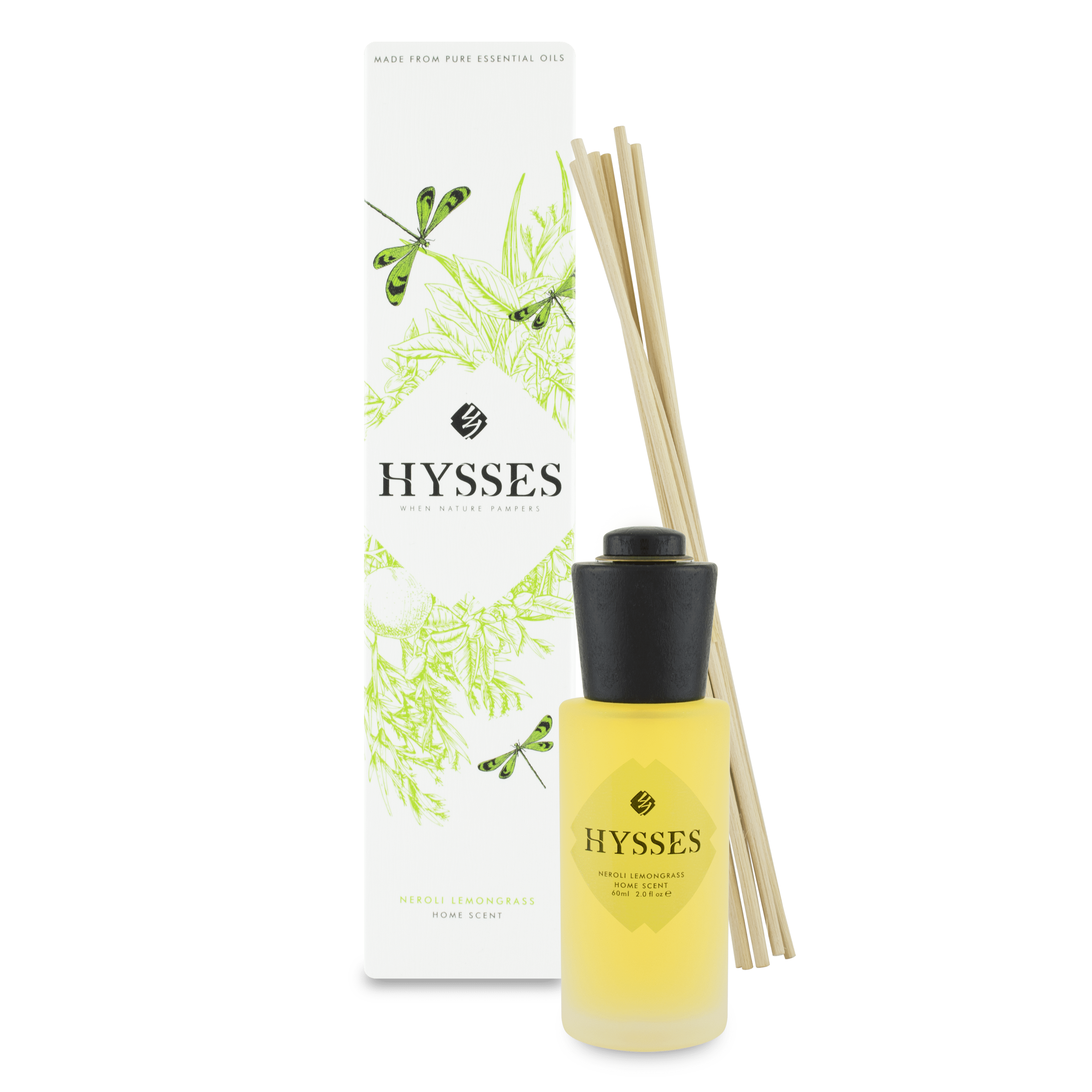 Hysses Singapore Home & Scent 60ml Home Scent Reed Diffuser Neroli Lemongrass