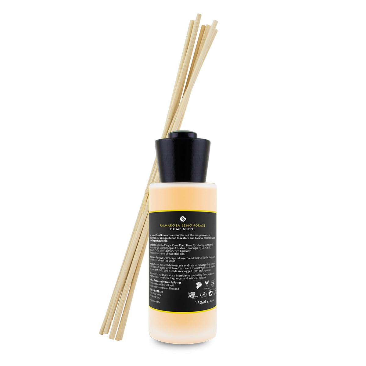 Hysses Singapore Home & Scent Home Scent Reed Diffuser Palmarosa Lemongrass