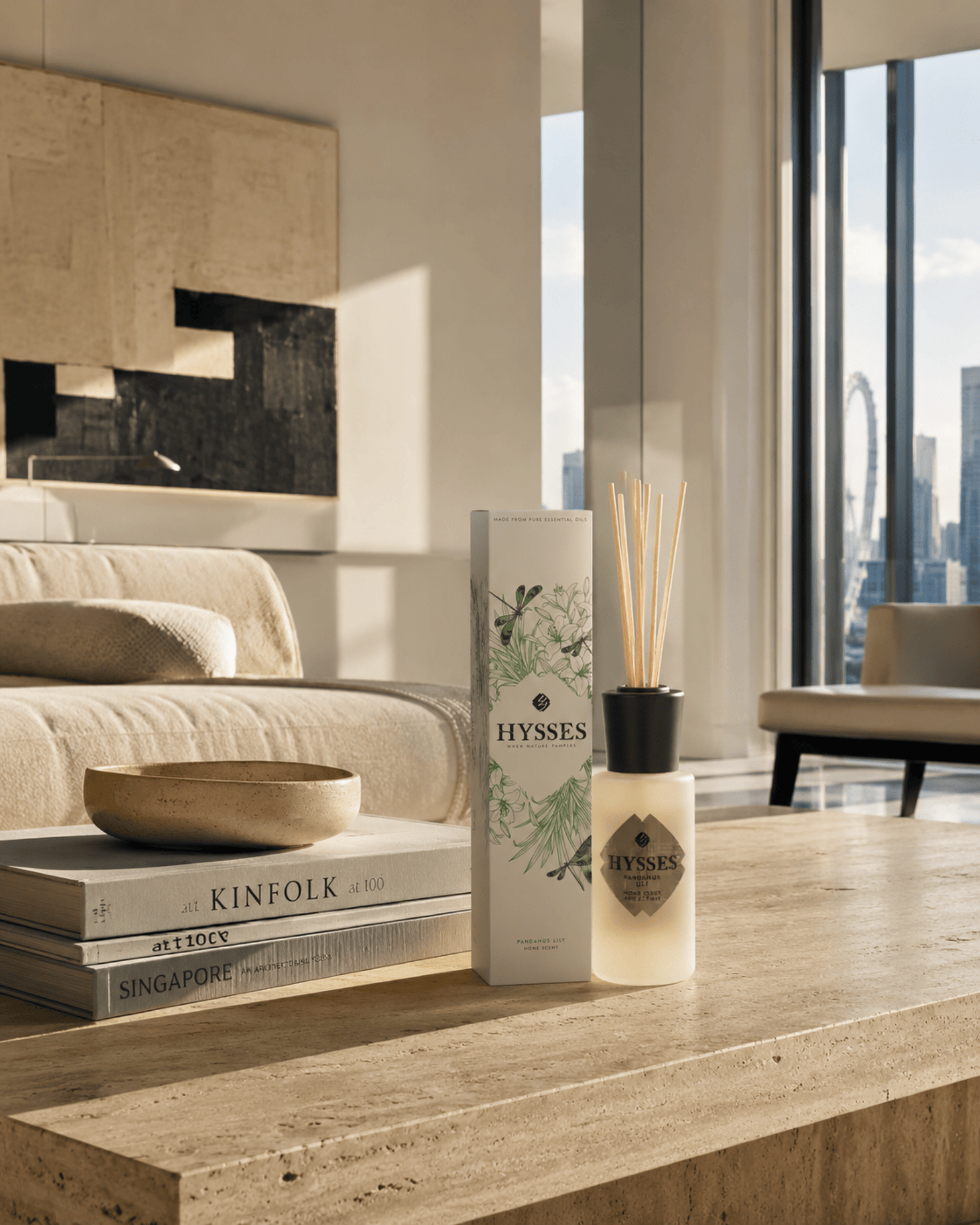 Hysses Singapore Home & Scent Home Scent Reed Diffuser Pandanus Lily