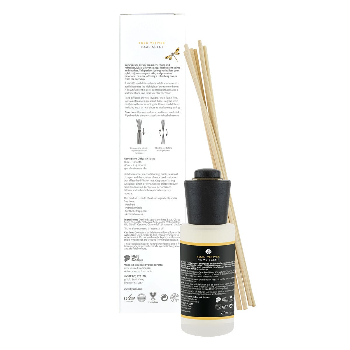 Hysses Singapore Home Scents Home Scent Yuzu Vetiver R