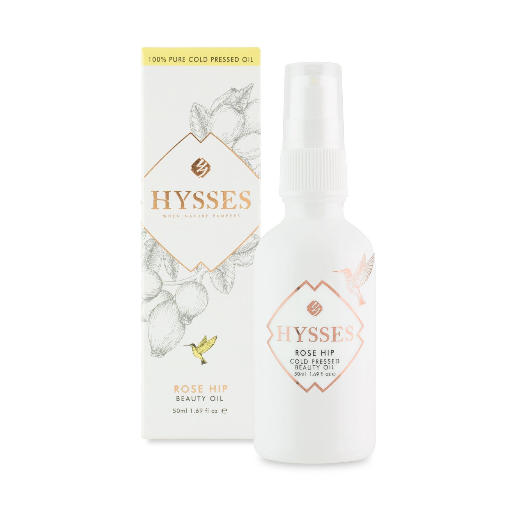 Hysses Face Care Cold Pressed Beauty Oil Rose Hip
