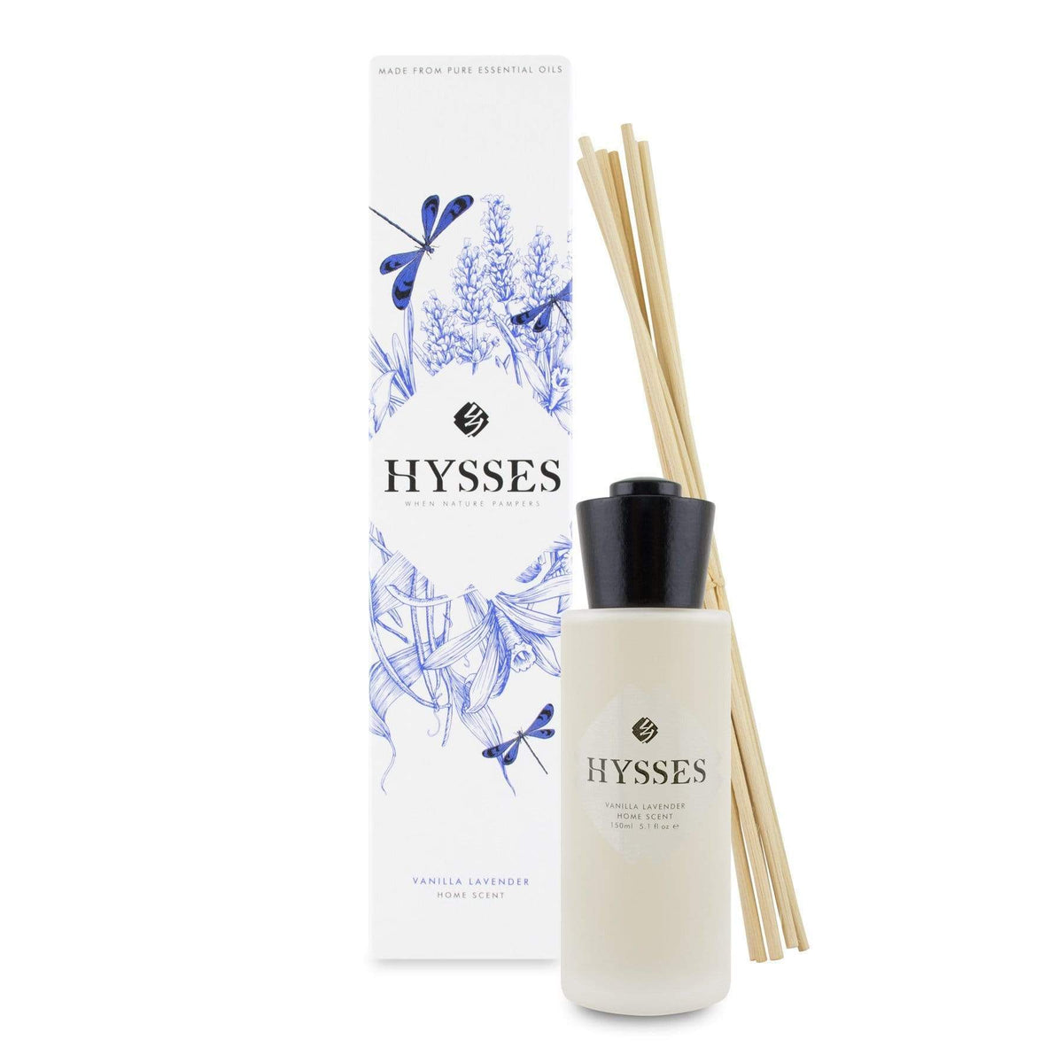 Hysses Home Scents 150ml Home Scent Reed Diffuser Vanilla Lavender