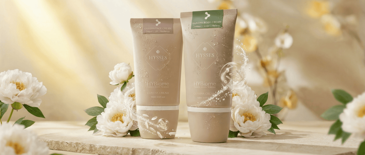 Daily Self-Care Made Simple: Pairing HYBiome Cooling Herbal Shampoo with HYBiome Guasha Body Cream