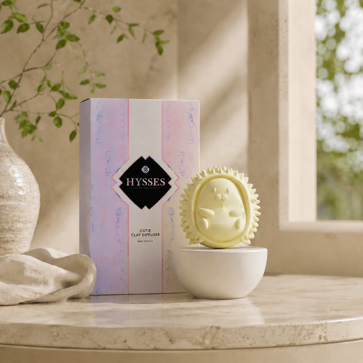 Cutie Clay Diffuser Hedgehog