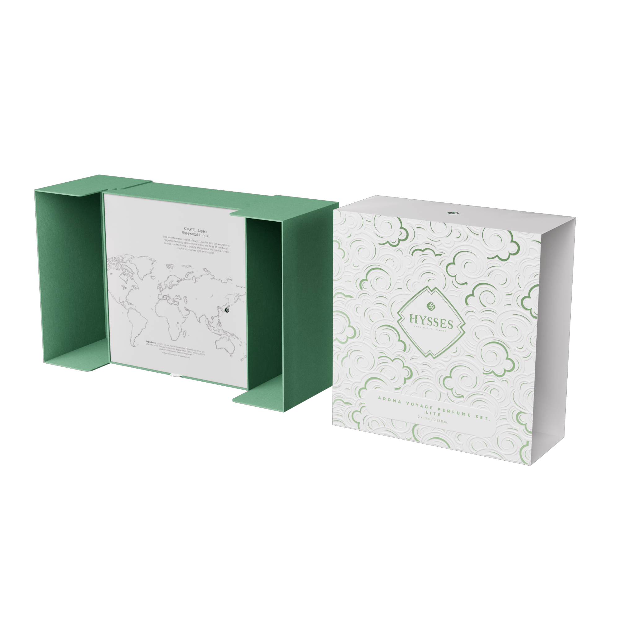 Hysses Singapore Body Aroma Voyage Perfume Lite, Kyoto Japan