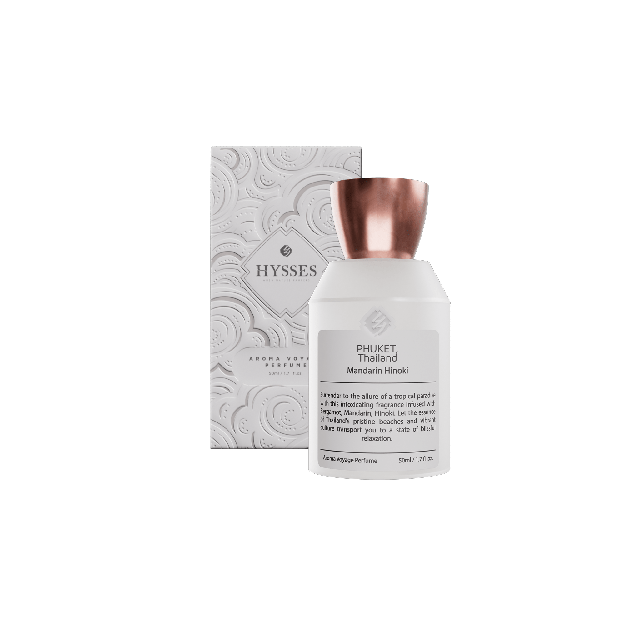 Hysses Singapore Body Aroma Voyage Perfume, Phuket Thailand, 50ml