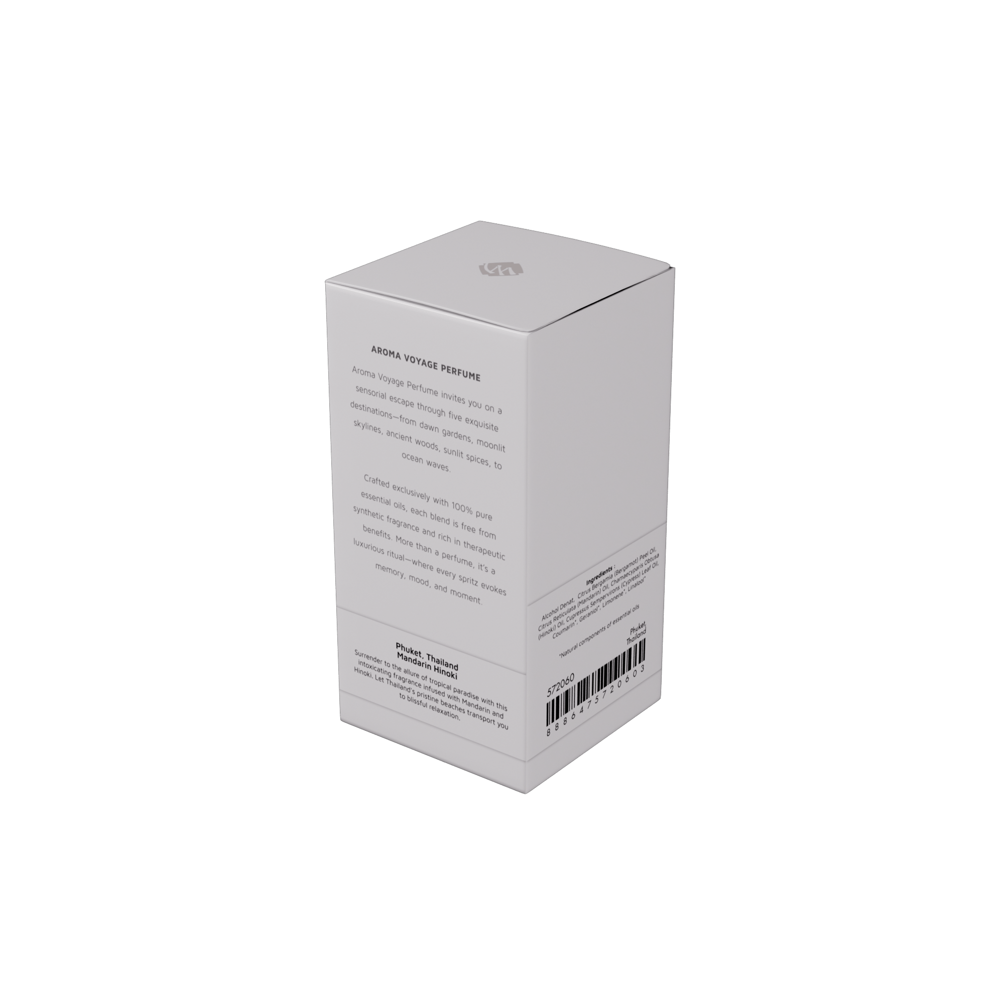 Hysses Singapore Body Aroma Voyage Perfume, Phuket Thailand, 50ml