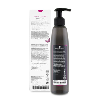 Hysses Singapore Body Body Wash Rose Geranium