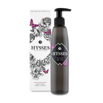 Hysses Singapore Body 220ml Body Wash Rose Geranium