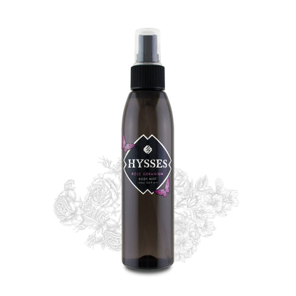 Hysses Singapore Body Care Body Mist Rose Geranium R