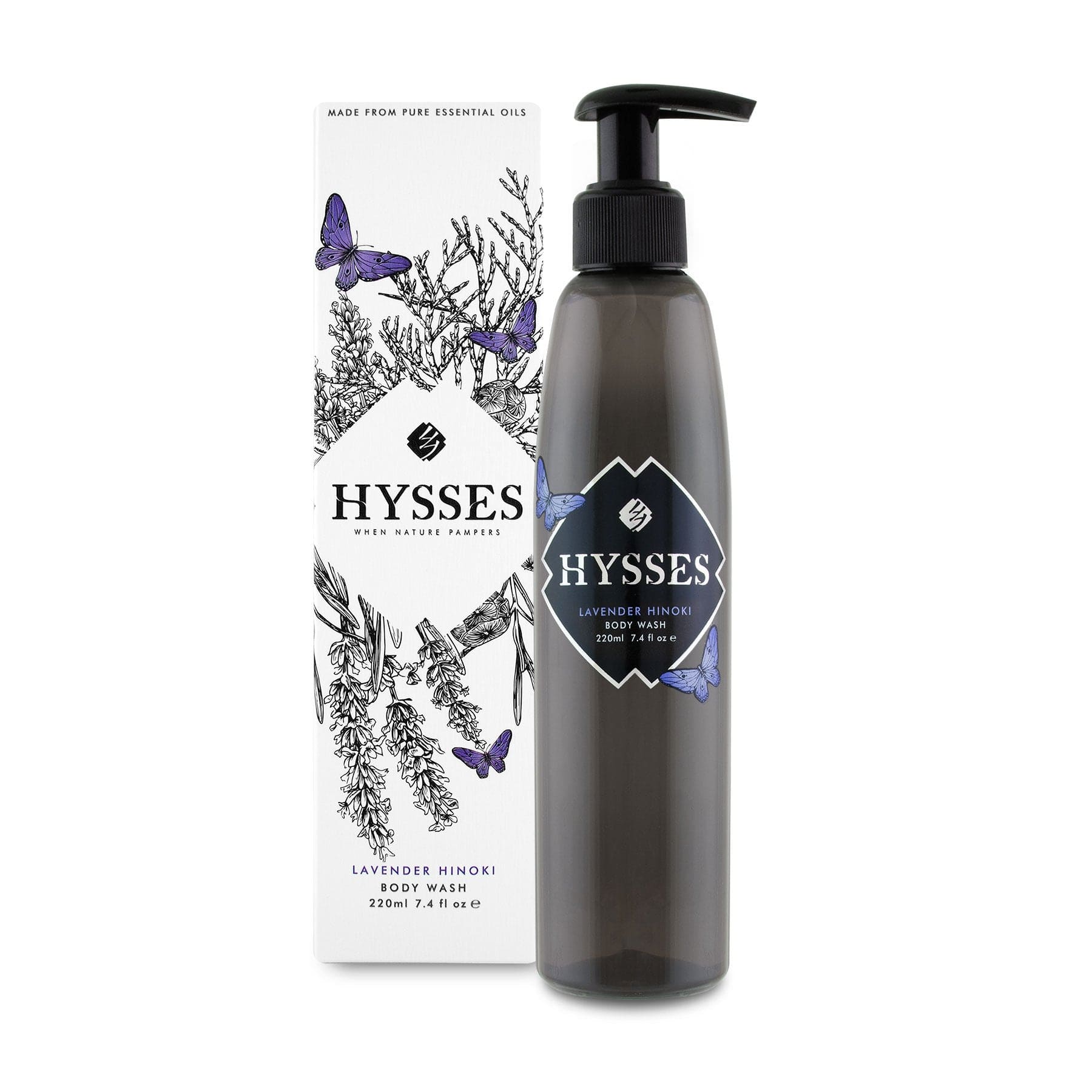 Hysses Body Care 500ml Body Wash Lavender Hinoki, 500ml