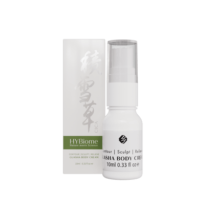 Hysses Singapore Body Care HYBiome Guasha Body Cream, Rose Ginseng (10ml Travel Size)