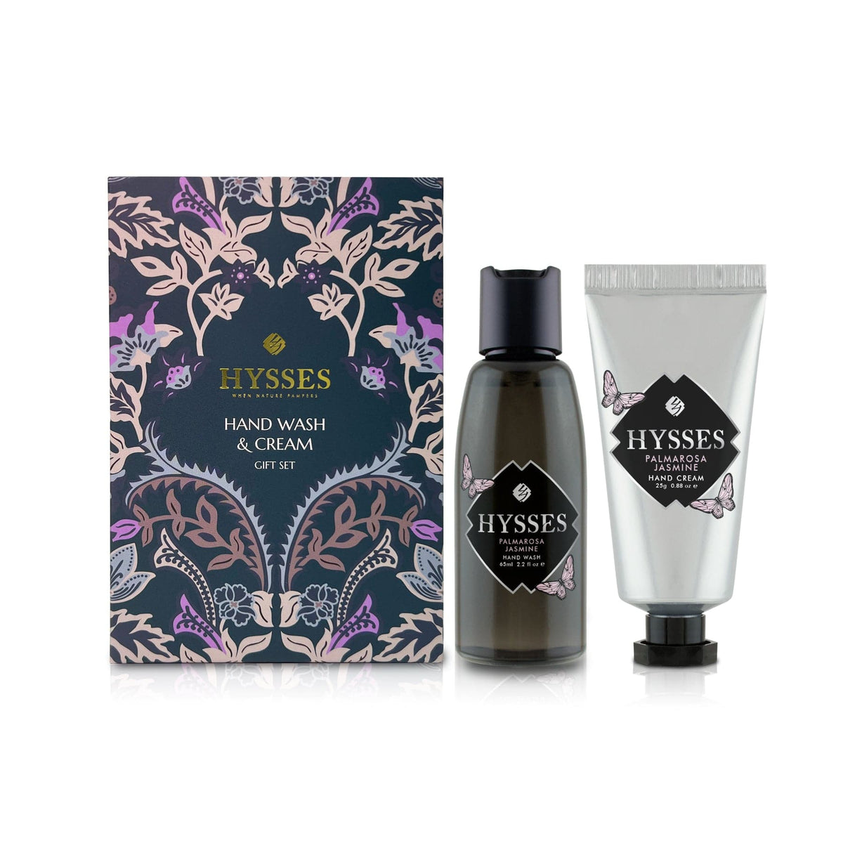 Hysses Body Care Palmarosa Jasmine Travel Gift Set (Hand Wash &amp; Hand Cream) Palmarosa Jasmine