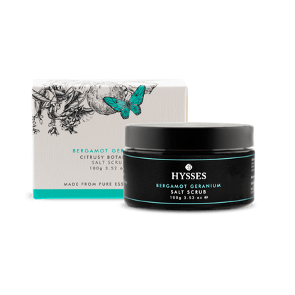 Hysses Singapore Body Salt Scrub Bergamot Geranium