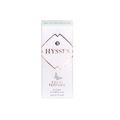 Hysses Singapore Body Solid Perfume, Elemi Camellia