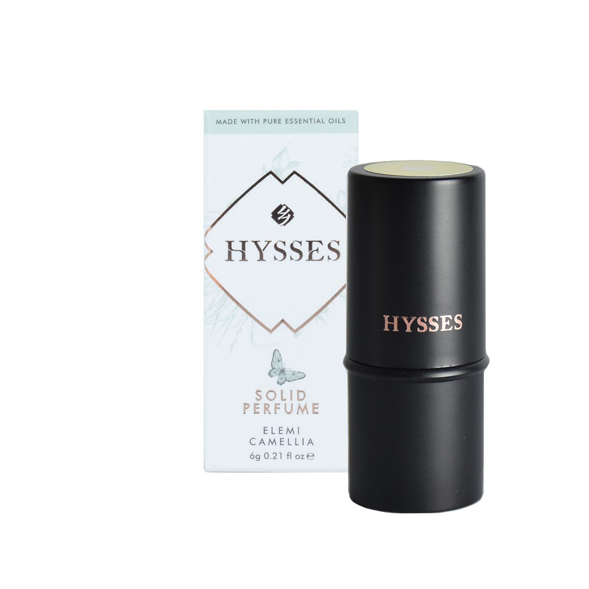 Hysses Singapore Body Solid Perfume, Elemi Camellia