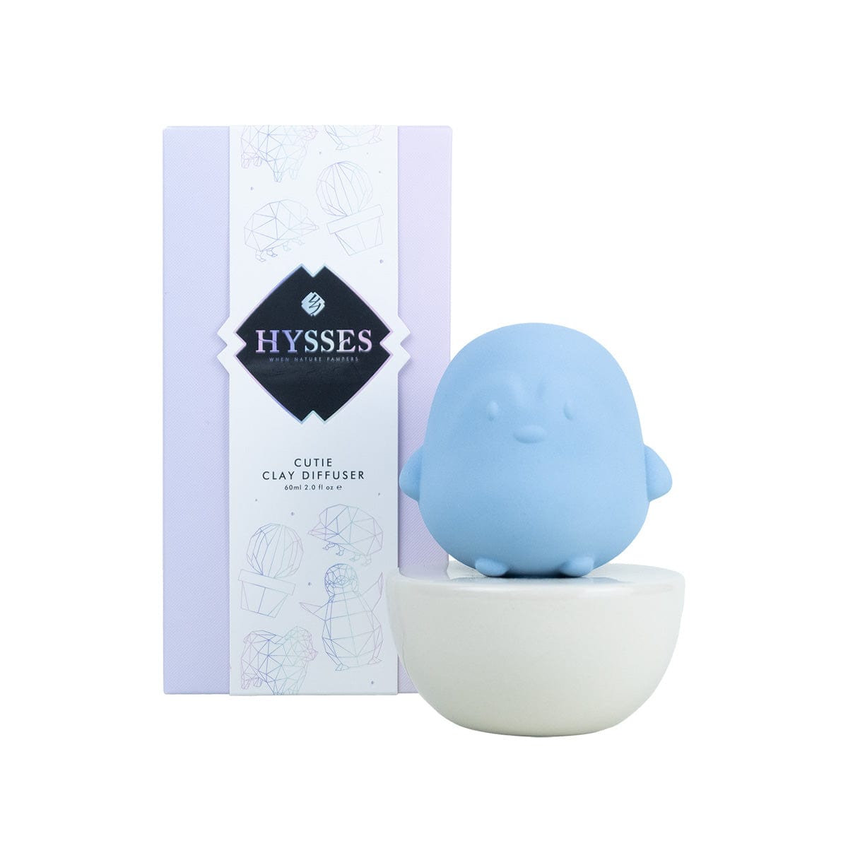 Hysses Singapore Cutie Clay Diffuser Penguin, Bergamot Jasmine R