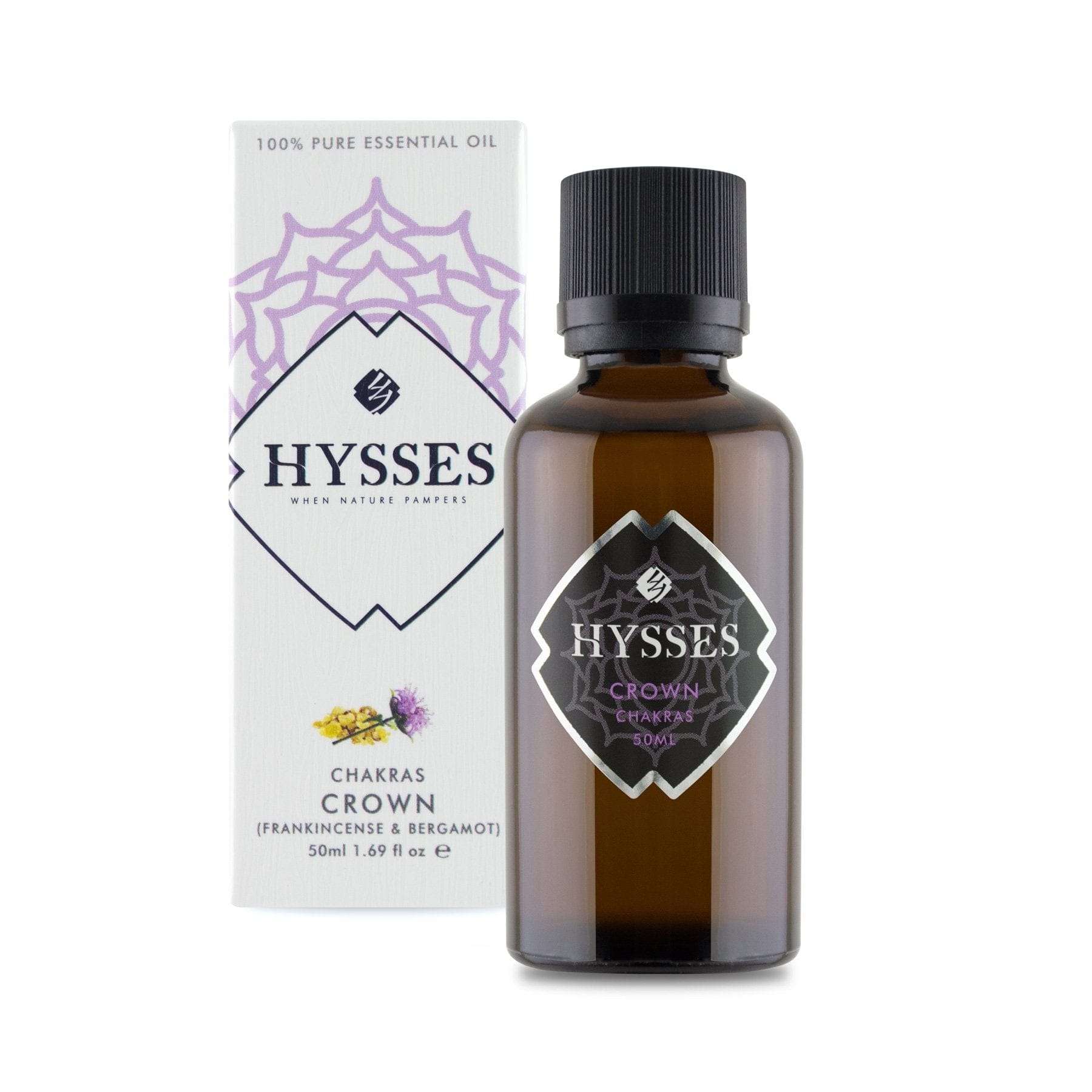 Hysses Essential Oil 50ml Chakras, Crown 50ml