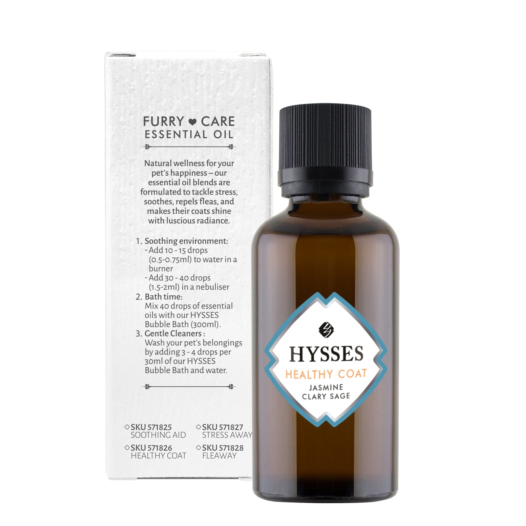 Hysses Essential Oil 50ml FurryCare, Healthy Coat