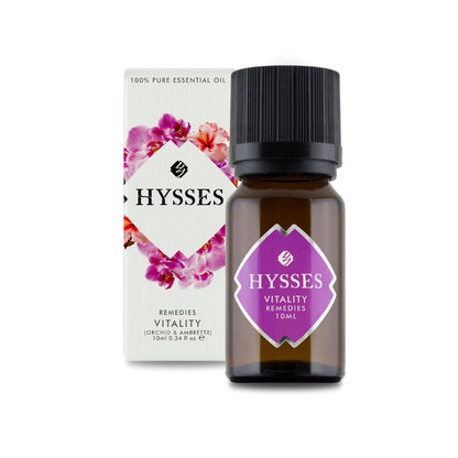 Hysses Essential Oil 10ml Remedies, Vitality (Orchid Ambrette)