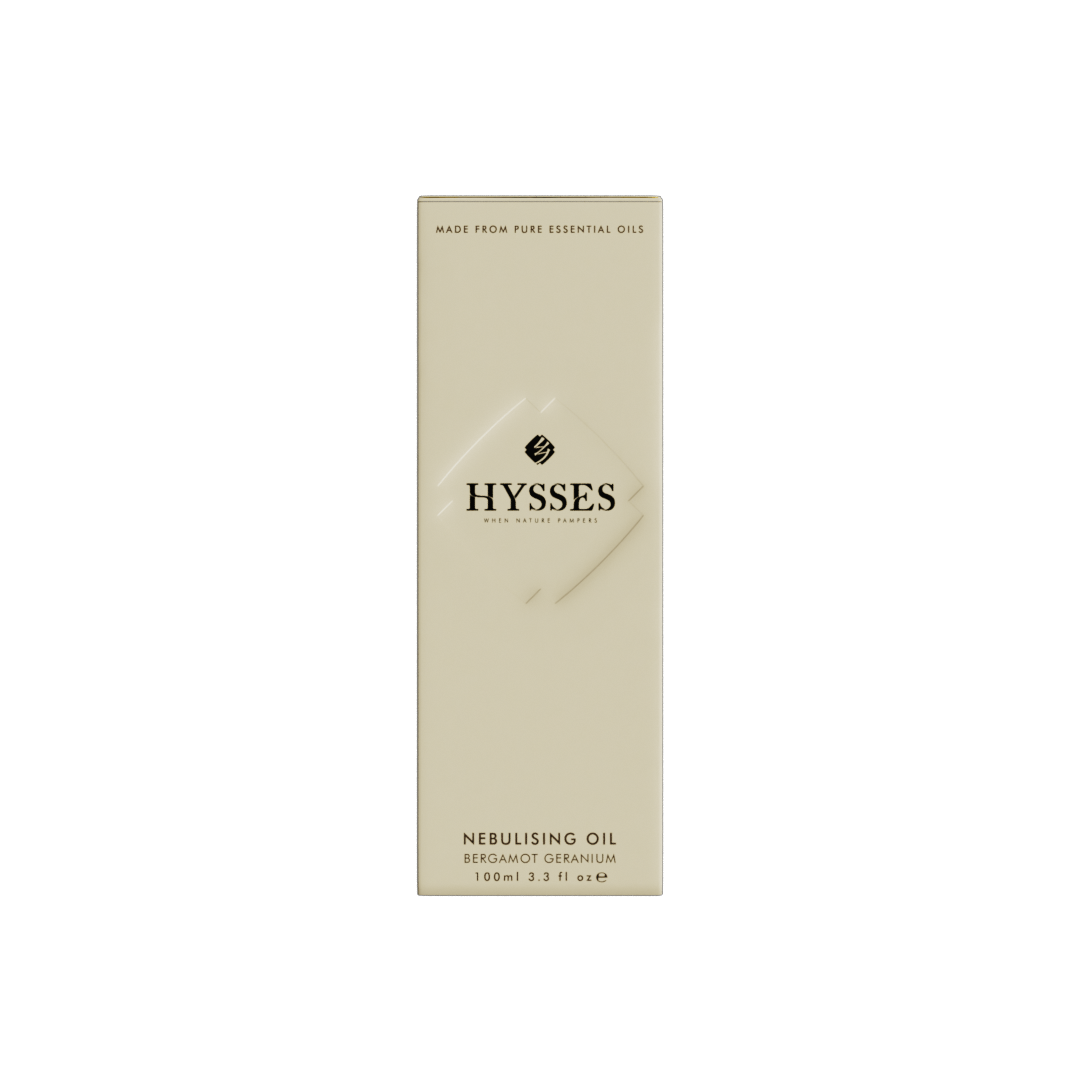 Hysses Singapore Essential Oils 100ml Nebulising Oil, Bergamot Geranium, 100ml