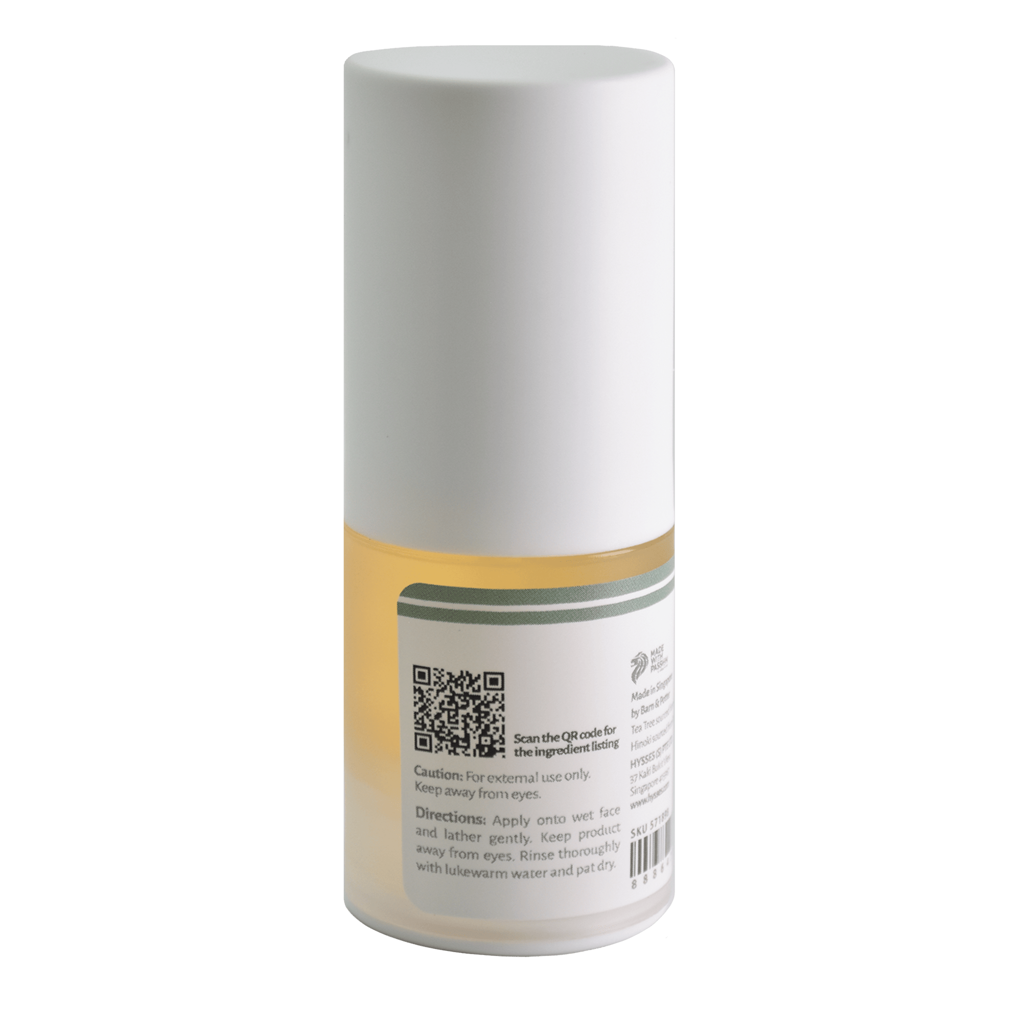 Hysses Face Care Facial Miniature, Facial Wash Tea Tree Hinoki