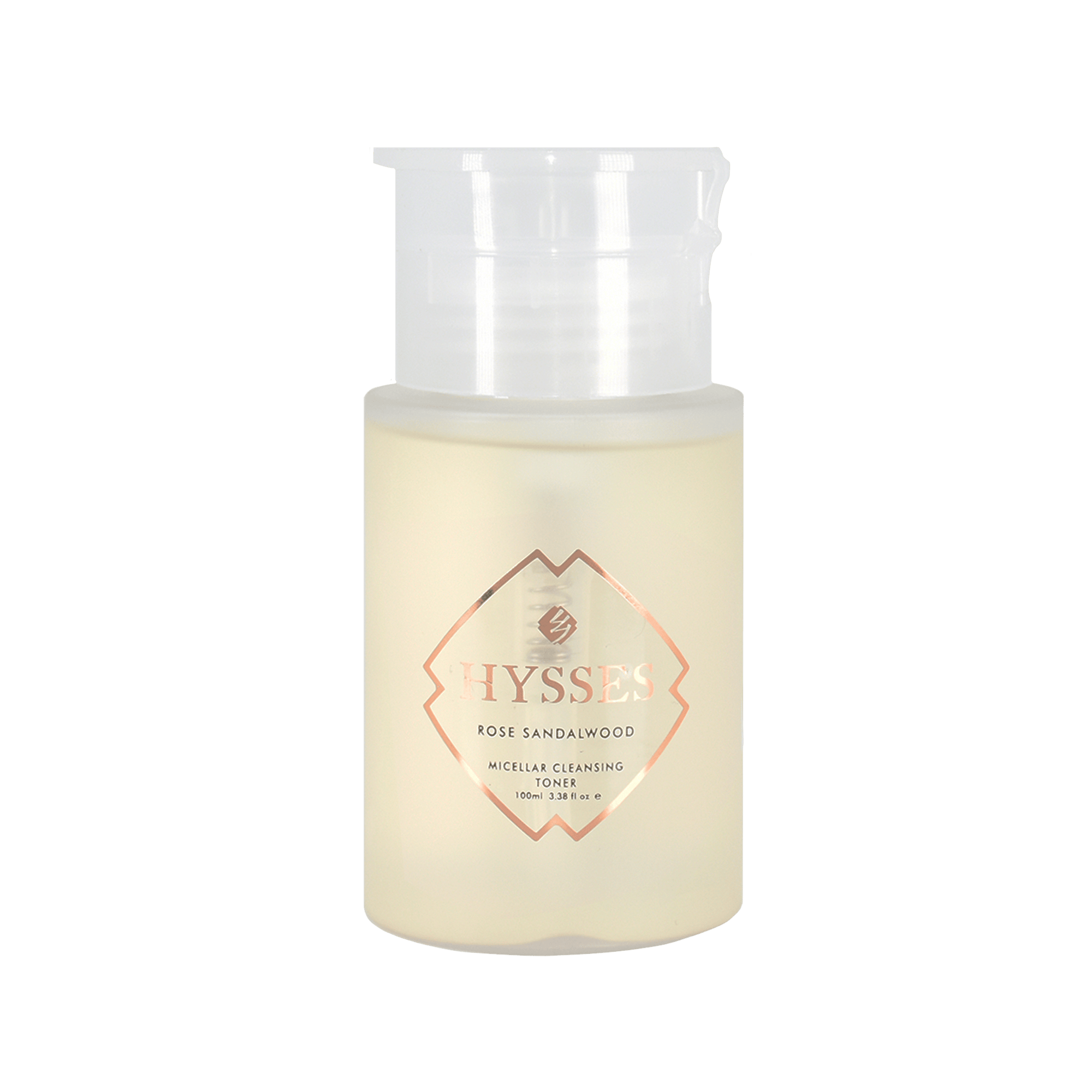 Hysses Face Care Facial Miniature, Micellar Cleansing Toner Rose Sandalwood