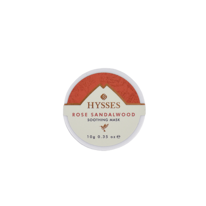 Hysses Face Care Facial Miniature, Soothing Mask Rose Sandalwood