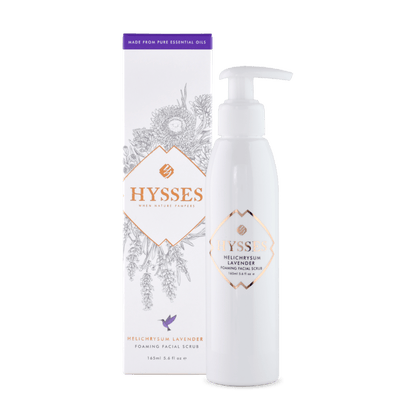 Hysses Singapore Face Care Foaming Facial Scrub Helichrysum Lavender R