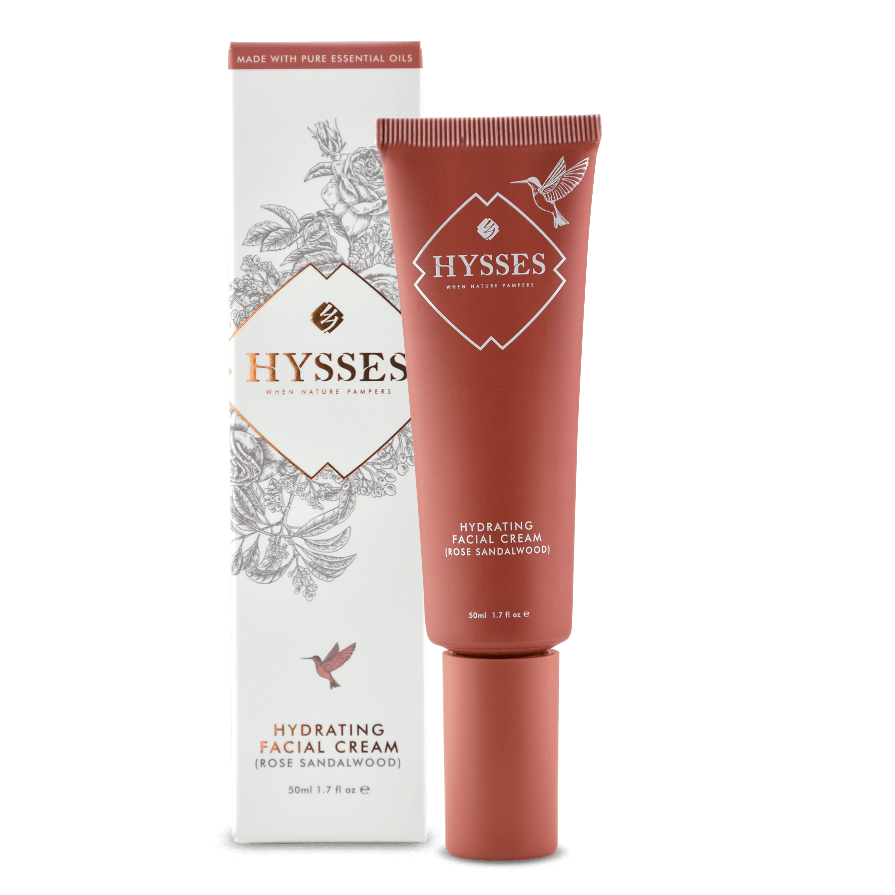 Hysses Singapore Face Care Hydrating Facial Cream Rose Sandalwood R