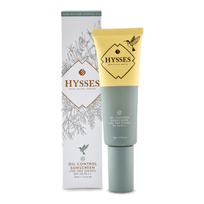 Hysses Singapore Face Care Oil Control Sunscreen Tea Tree Hinoki SPF 40 / PA++ R